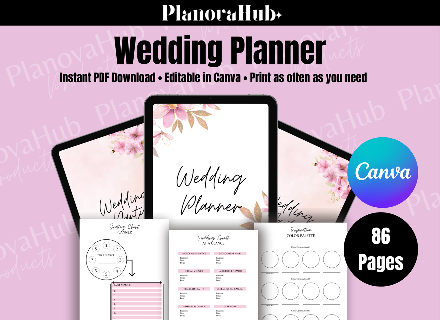 Printable Wedding Planner – Ultimate Wedding Planning Guide