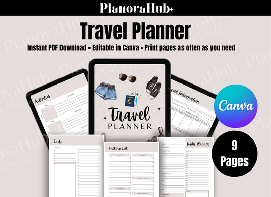 Travel Planner Template – Organize Your Perfect Trip