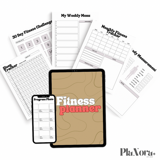 Ultimate Fitness Planner l Track Workouts, Nutrition, & Progress