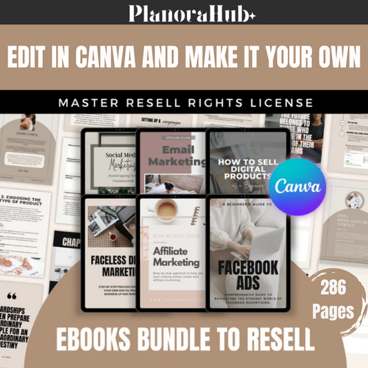 Ultimate Digital Business Bundle – 6 Editable eBooks with Master Resell Rights